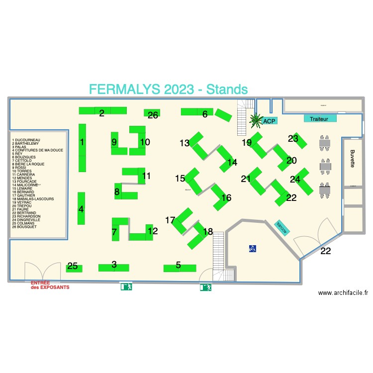 ESPACE GRAVETTE. Plan de 4 pièces et 762 m2