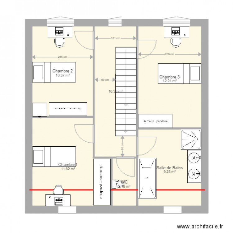 R1 V6 essai. Plan de 0 pièce et 0 m2