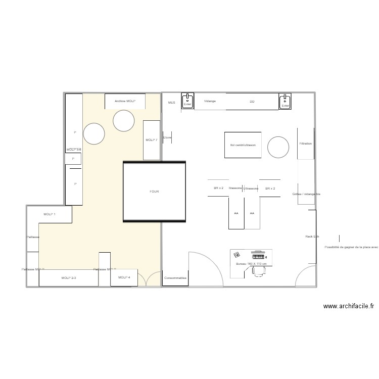 Prep Massif. Plan de 0 pièce et 0 m2