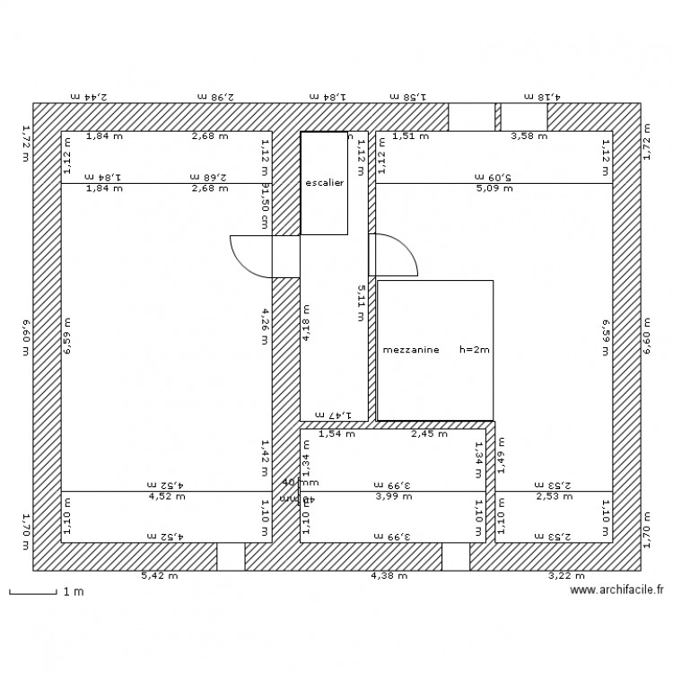 combles. Plan de 0 pièce et 0 m2