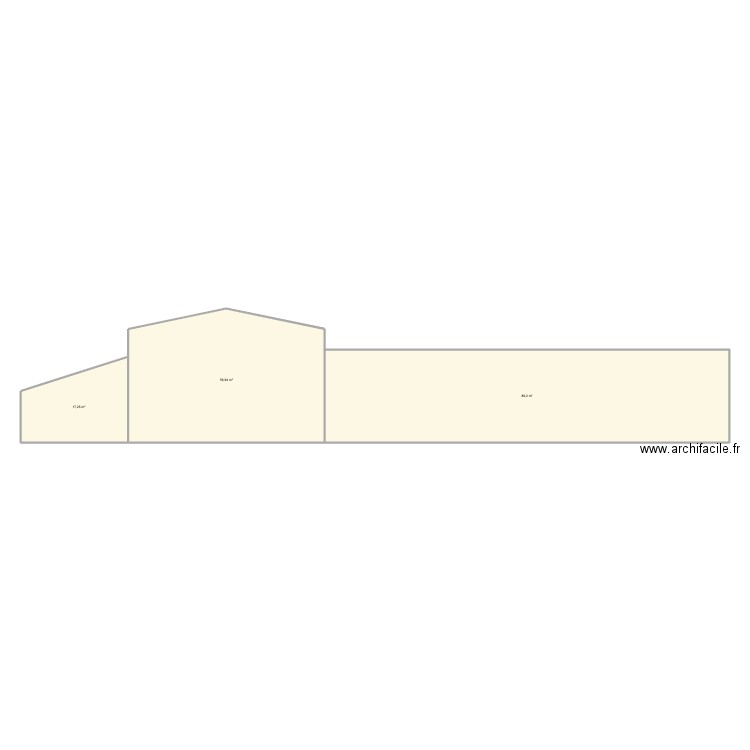 Façade avant Azas. Plan de 0 pièce et 0 m2