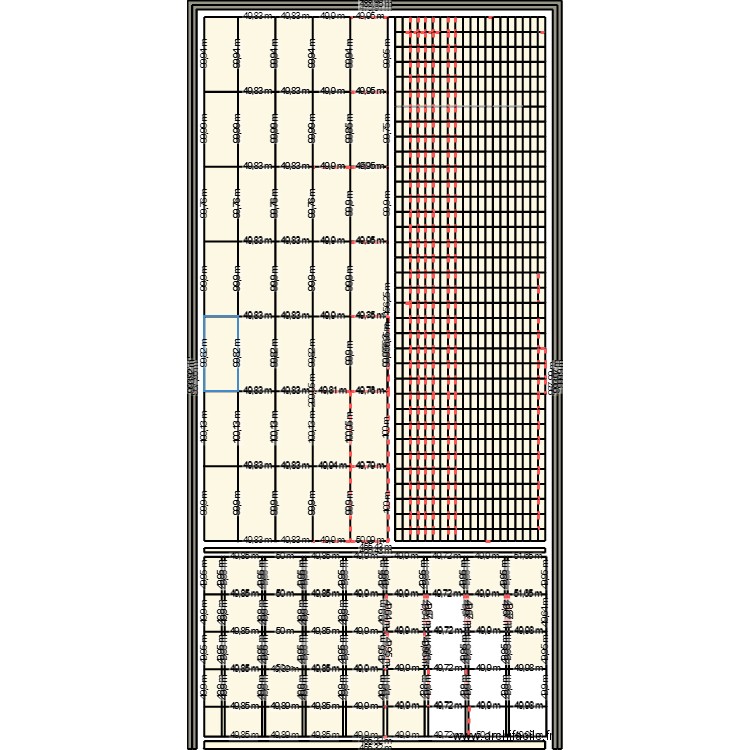 Plan Marrais salant. Plan de 814 pièces et 132226 m2