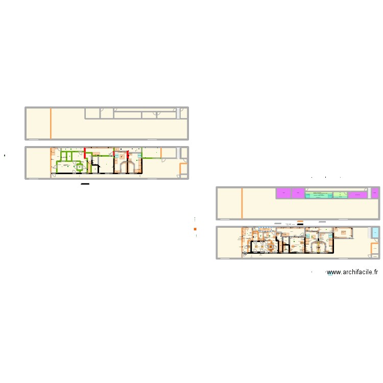 Nantes v7decors. Plan de 62 pièces et 1326 m2