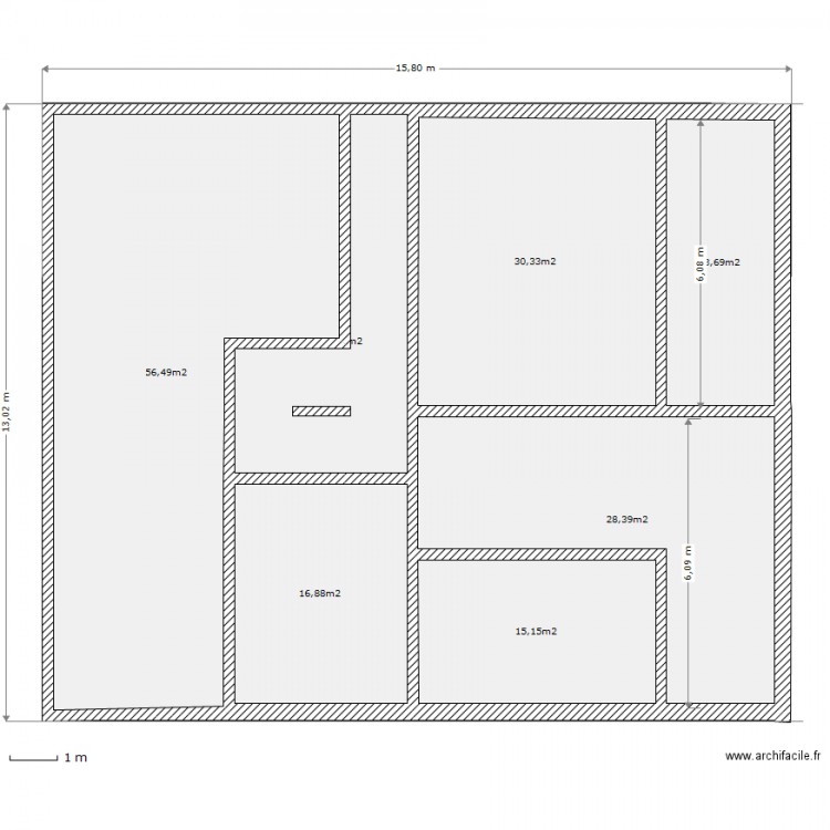 rdcappart. Plan de 0 pièce et 0 m2