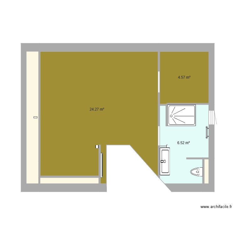 Chambre Parentale Plomberie . Plan de 0 pièce et 0 m2