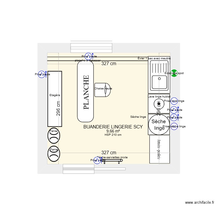 BUANDERIE SCY. Plan de 0 pièce et 0 m2