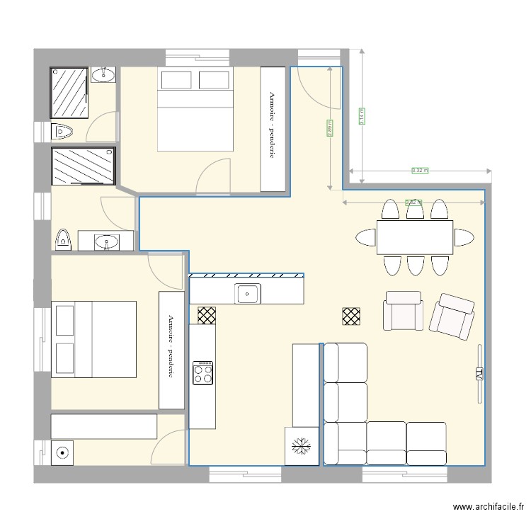 p1SD. Plan de 0 pièce et 0 m2