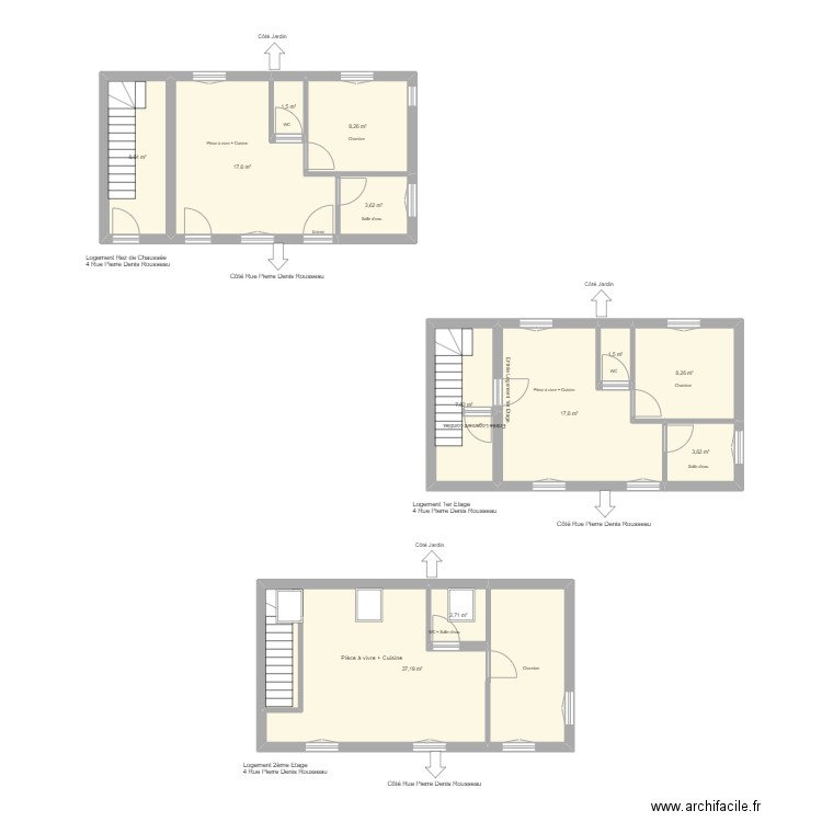 PLAN RDC. Plan de 12 pièces et 118 m2