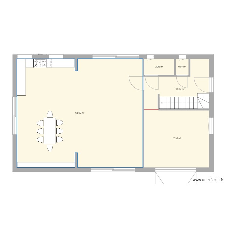 maison romain. Plan de 0 pièce et 0 m2