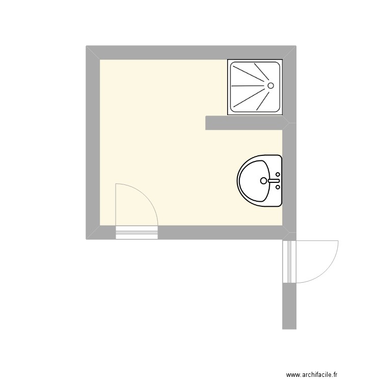 salle d'eau hautil. Plan de 0 pièce et 0 m2