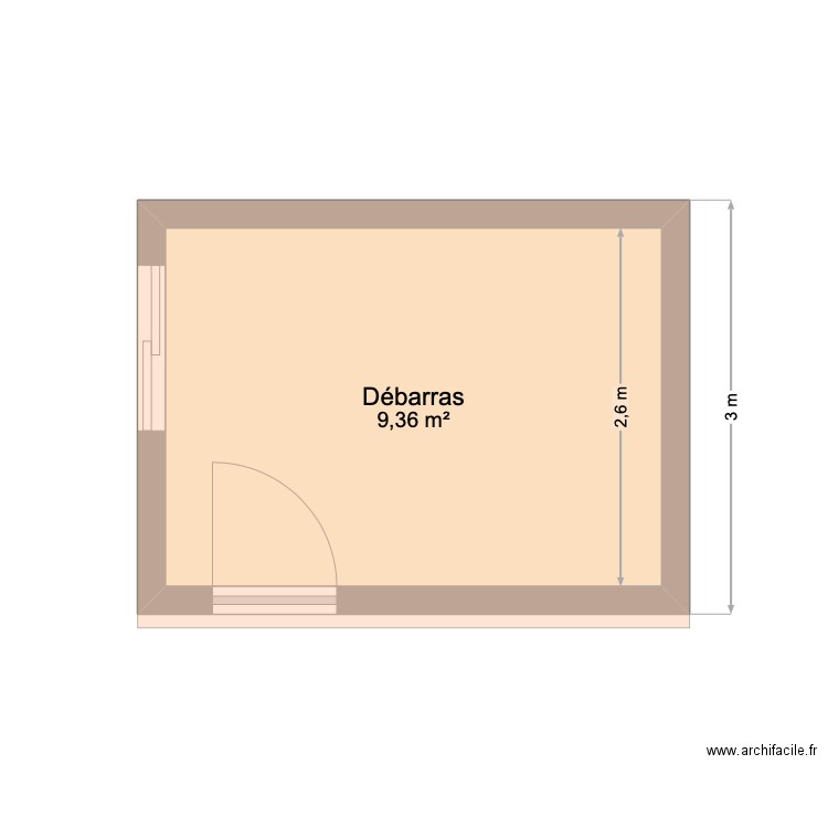 cabane jardin. Plan de 0 pièce et 0 m2