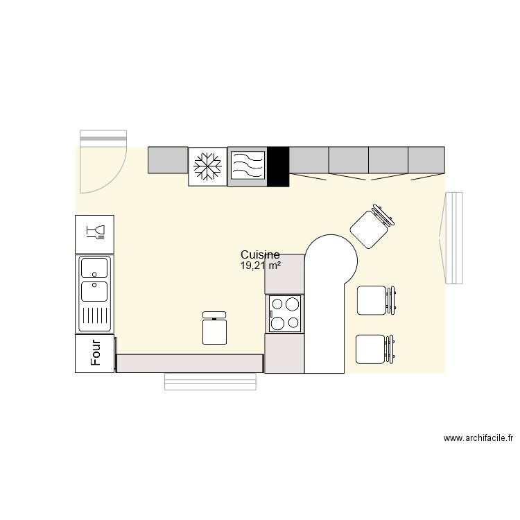 RLcuisineno2. Plan de 0 pièce et 0 m2