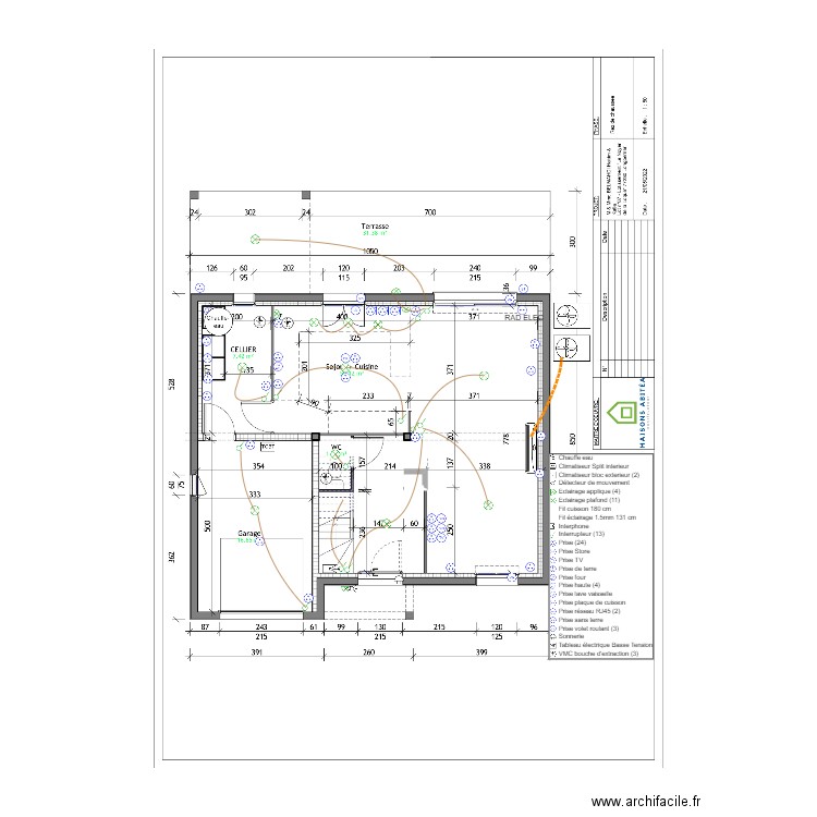 BELMADHI RDC ELEC. Plan de 0 pièce et 0 m2