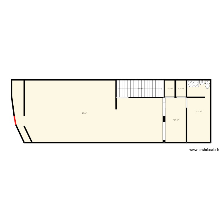 magasin endurance shop 1. Plan de 6 pièces et 91 m2