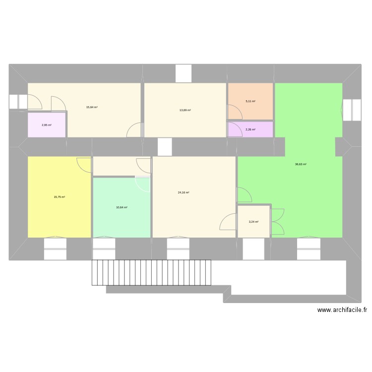 Maison Liquisses. Plan de 10 pièces et 130 m2