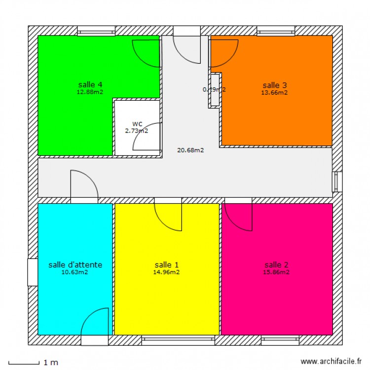 cabinet medical. Plan de 0 pièce et 0 m2