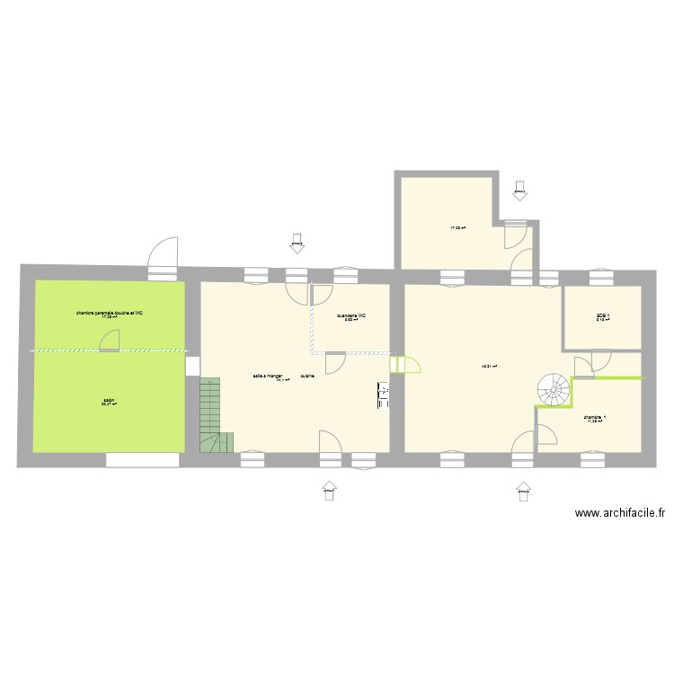 16et14 sanguilles apres travaux4. Plan de 0 pièce et 0 m2