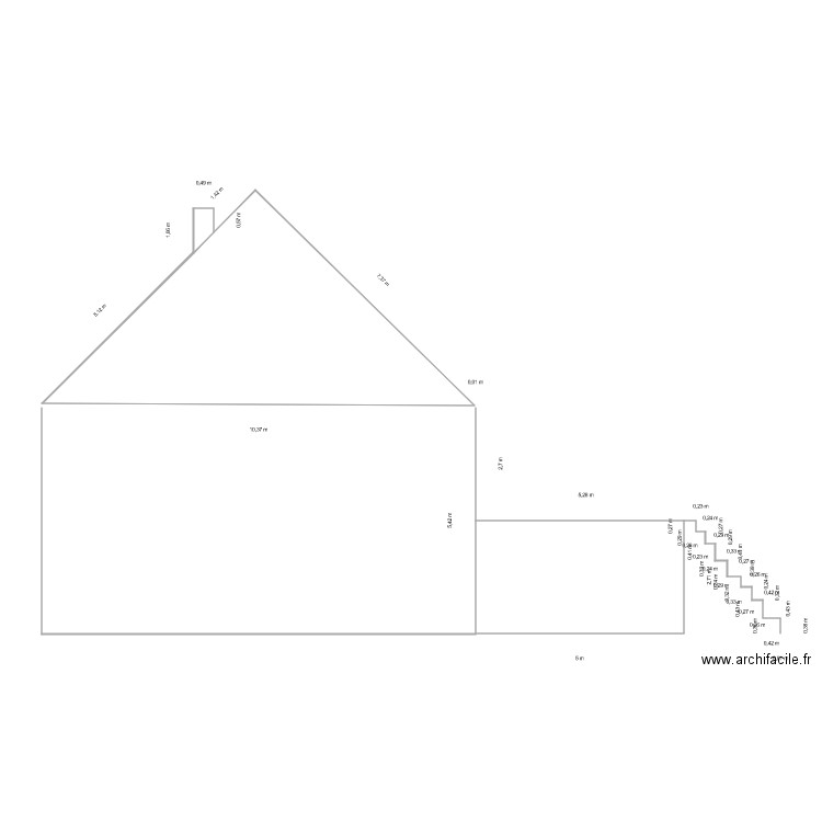 buanderie vue cote gauche. Plan de 0 pièce et 0 m2