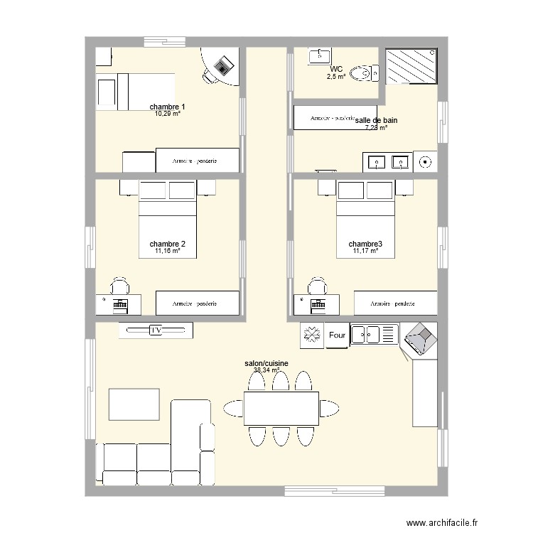 maison flottante. Plan de 0 pièce et 0 m2