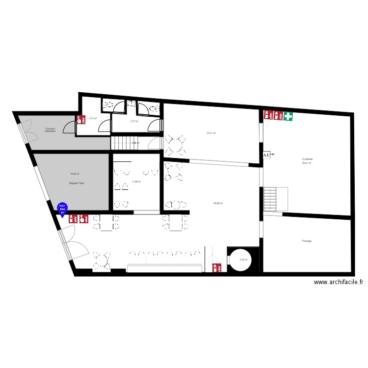 Ideal a Table 2 Moyens de secours. Plan de 0 pièce et 0 m2