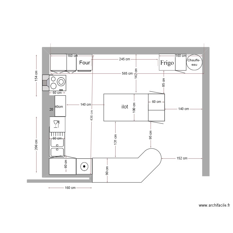 cuisine bat 3. Plan de 0 pièce et 0 m2