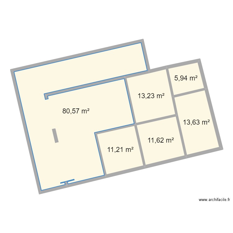 RENOV. Plan de 6 pièces et 136 m2