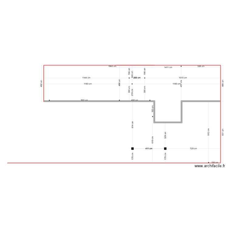 traçage évacuation. Plan de 0 pièce et 0 m2