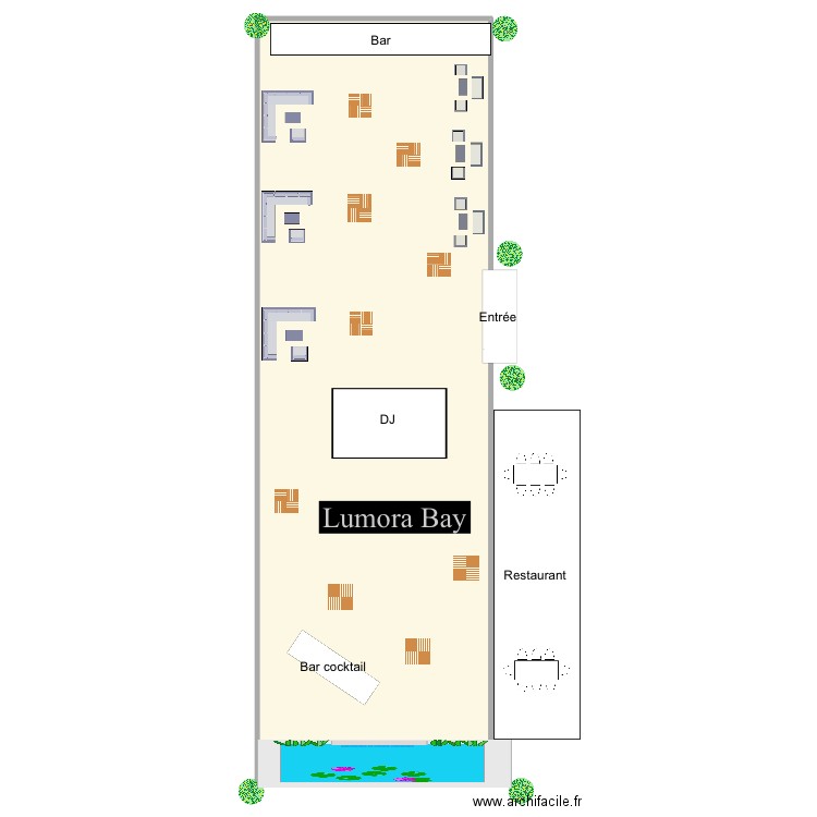 Plan Lumora bay. Plan de 1 pièce et 1065 m2