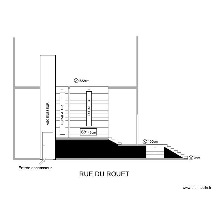 PLAN DE COUPE . Plan de 0 pièce et 0 m2