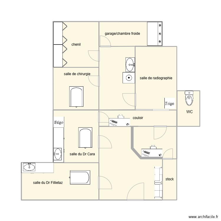 fort de bron. Plan de 10 pièces et 41 m2