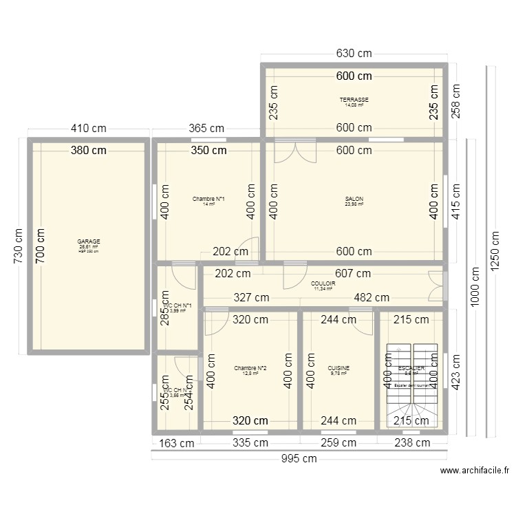 Plan_na2020_2. Plan de 10 pièces et 129 m2