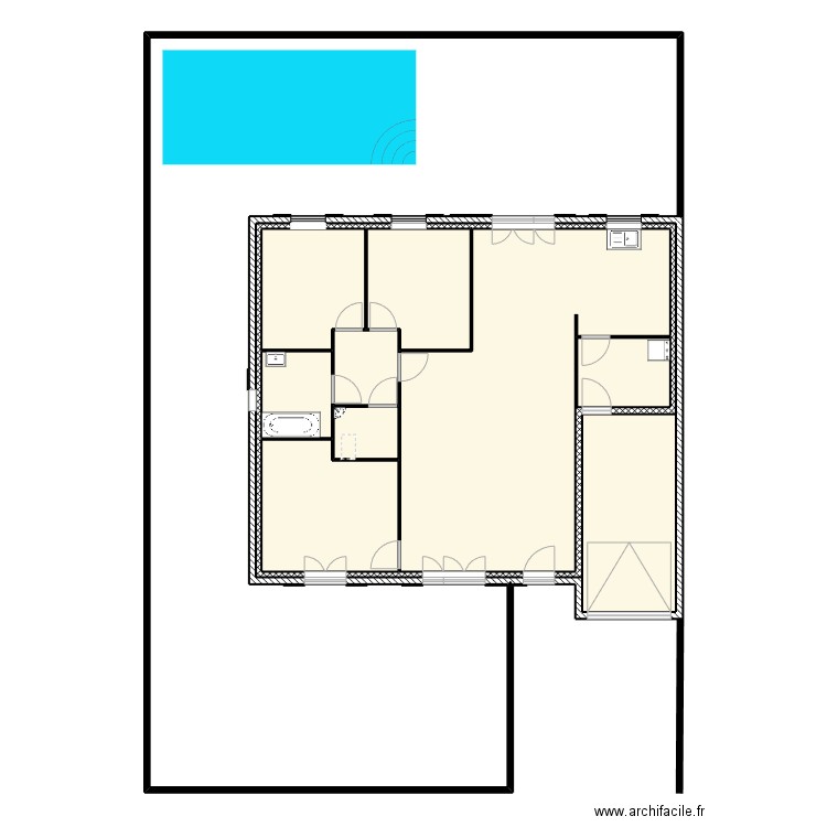 Premier achat. Plan de 8 pièces et 228 m2