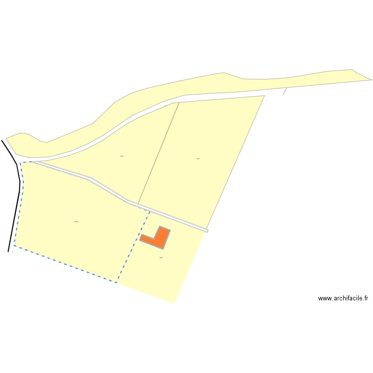 Plan de Masse Barbine. Plan de 2 pièces et 338 m2