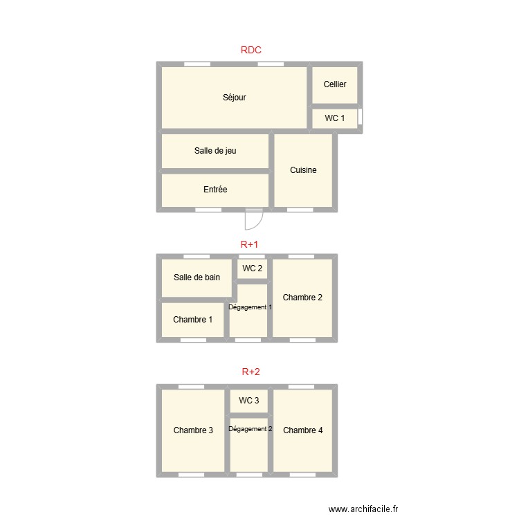 2501 THOMAS LOSSOUARN. Plan de 15 pièces et 25 m2