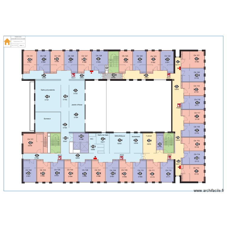 Etage +1. Plan de 0 pièce et 0 m2