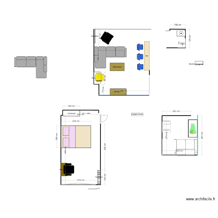 futur appart. Plan de 0 pièce et 0 m2