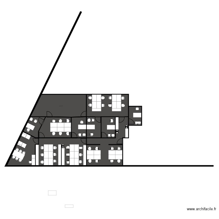 SD2.5. Plan de 11 pièces et 215 m2