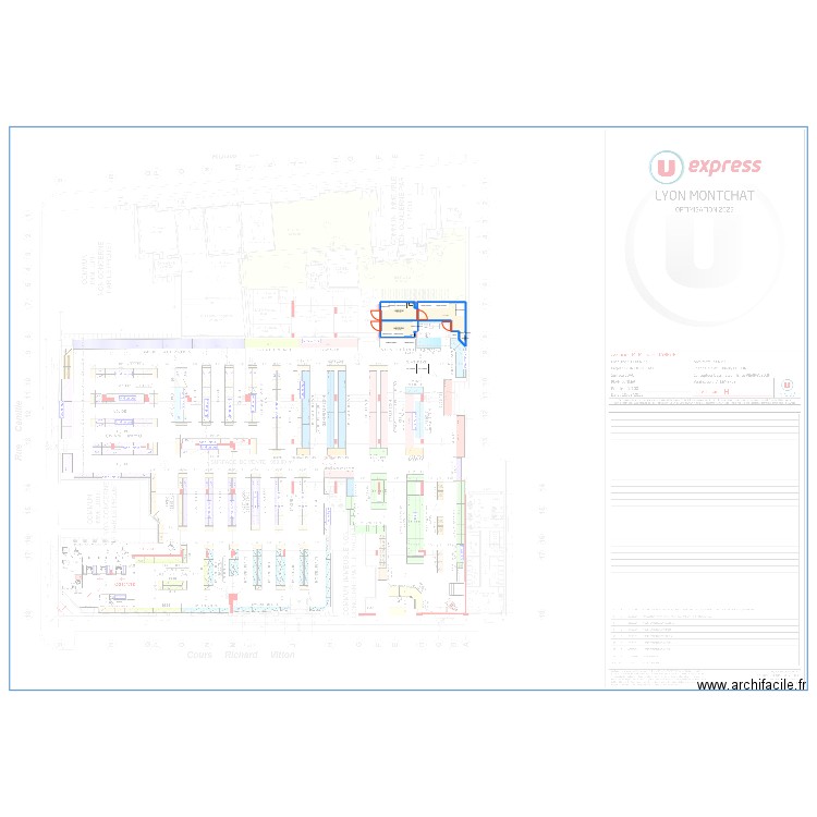 Montchat v2. Plan de 3 pièces et 26 m2