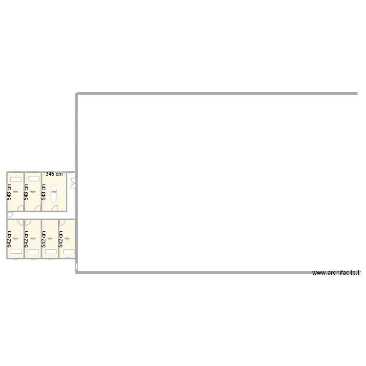 aaa. Plan de 7 pièces et 95 m2