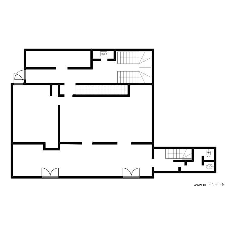 LA BELLE EN FOLIE REZ DE CHAUSSEE. Plan de 0 pièce et 0 m2