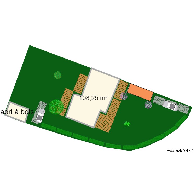 nouveau plan. Plan de 3 pièces et 137 m2