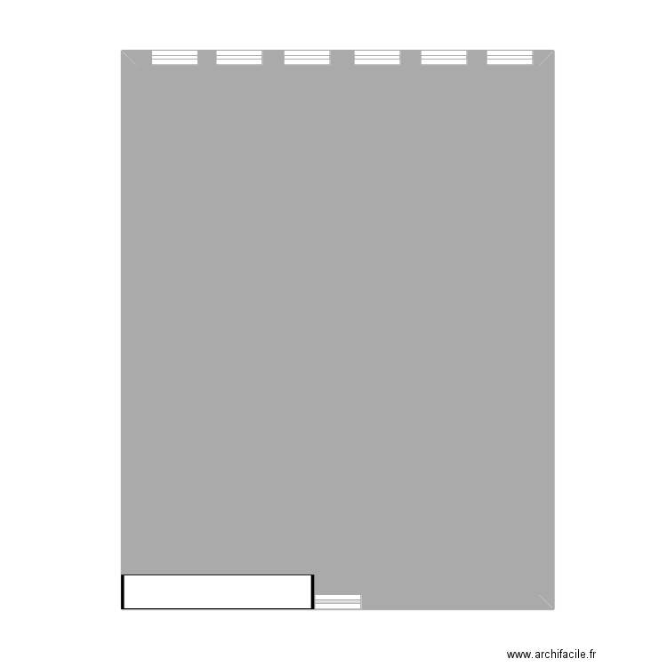 braun 1. Plan de 1 pièce et 64 m2