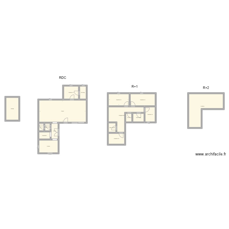 350601968. Plan de 18 pièces et 151 m2