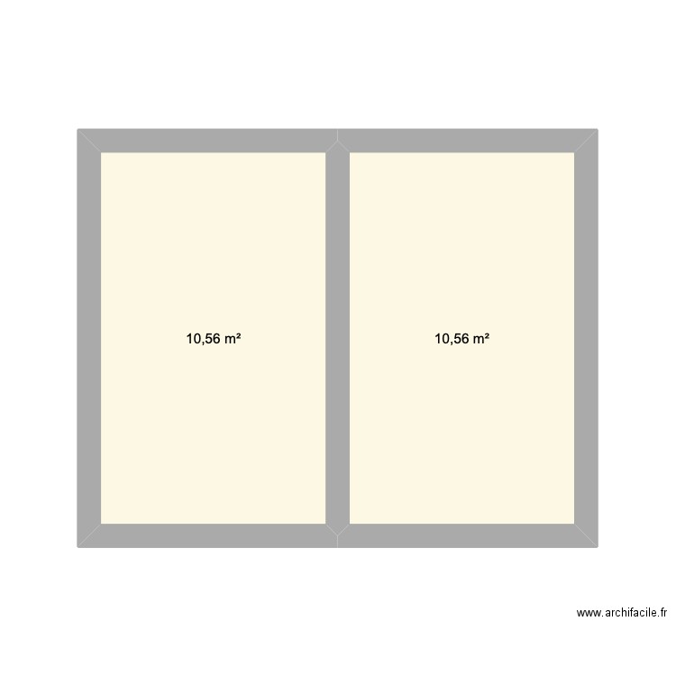 institut carlance. Plan de 2 pièces et 21 m2