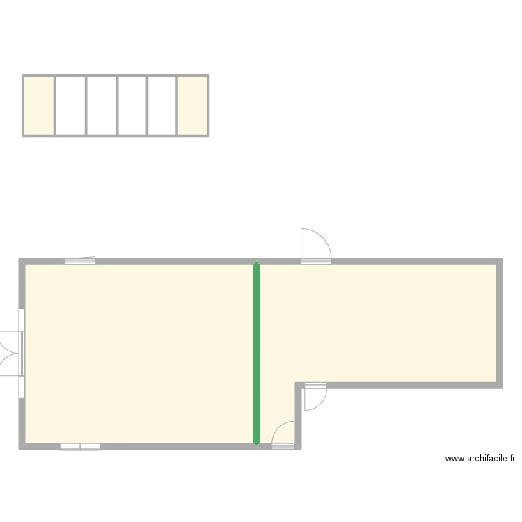 snp. Plan de 8 pièces et 166 m2