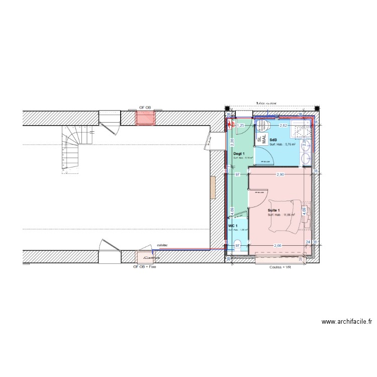 Plan fluide BERGERARD. Plan de 0 pièce et 0 m2