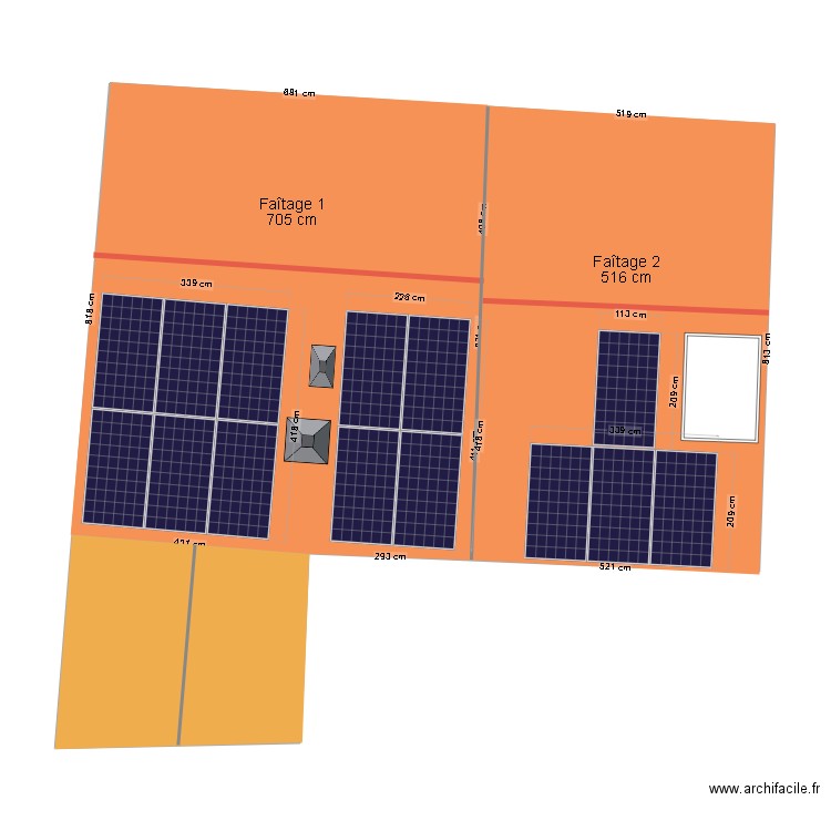 LOURDE - DP4. Plan de 4 pièces et 99 m2