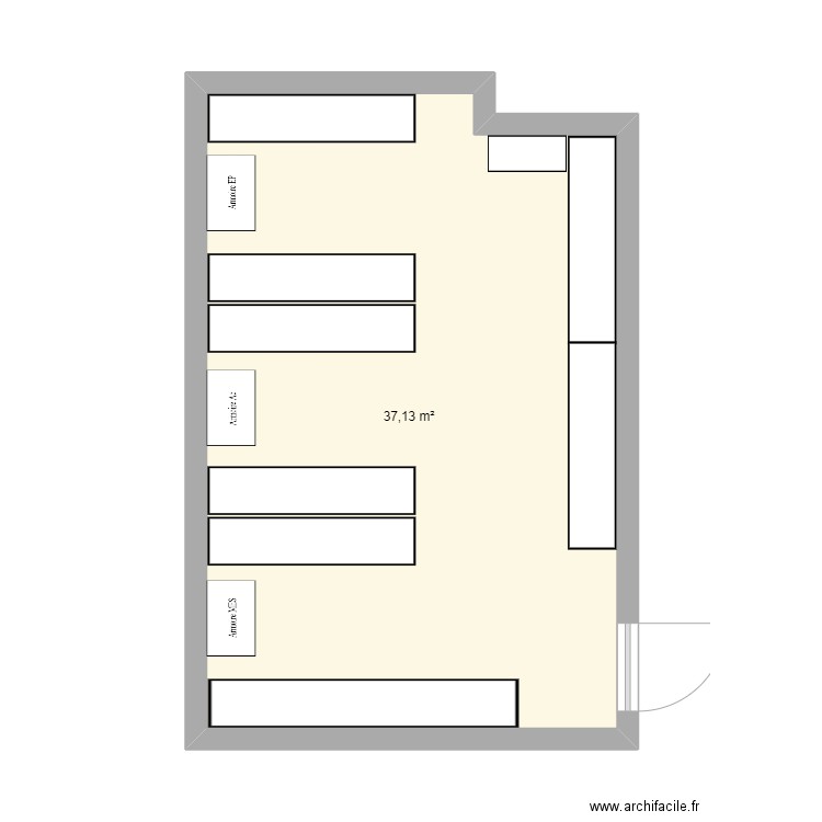 Chambre froide 2.0. Plan de 0 pièce et 0 m2