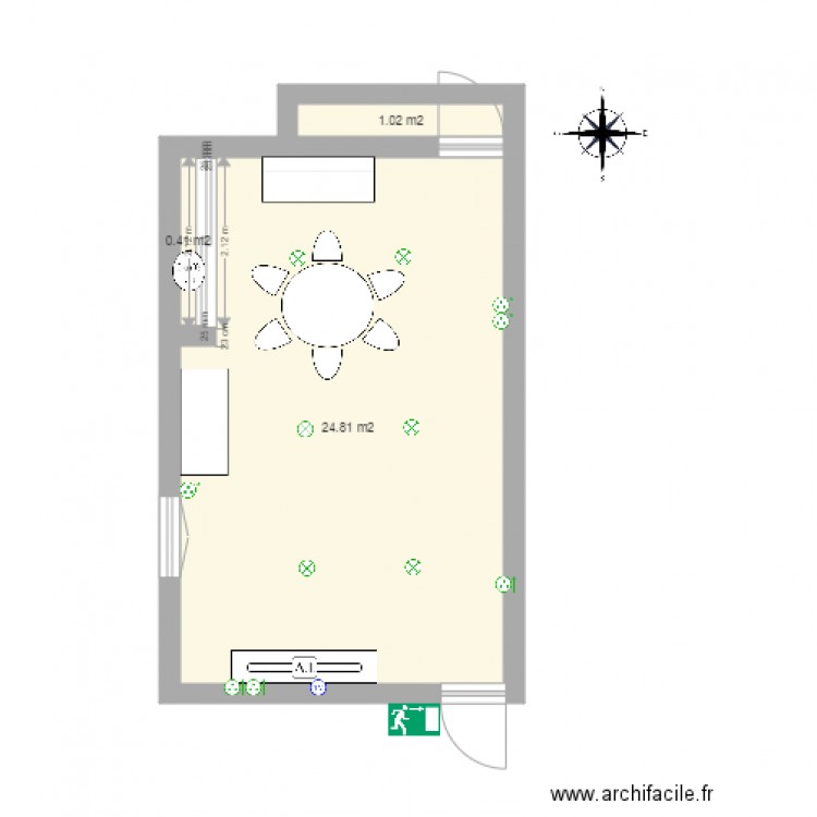 Plan crèche. Plan de 0 pièce et 0 m2