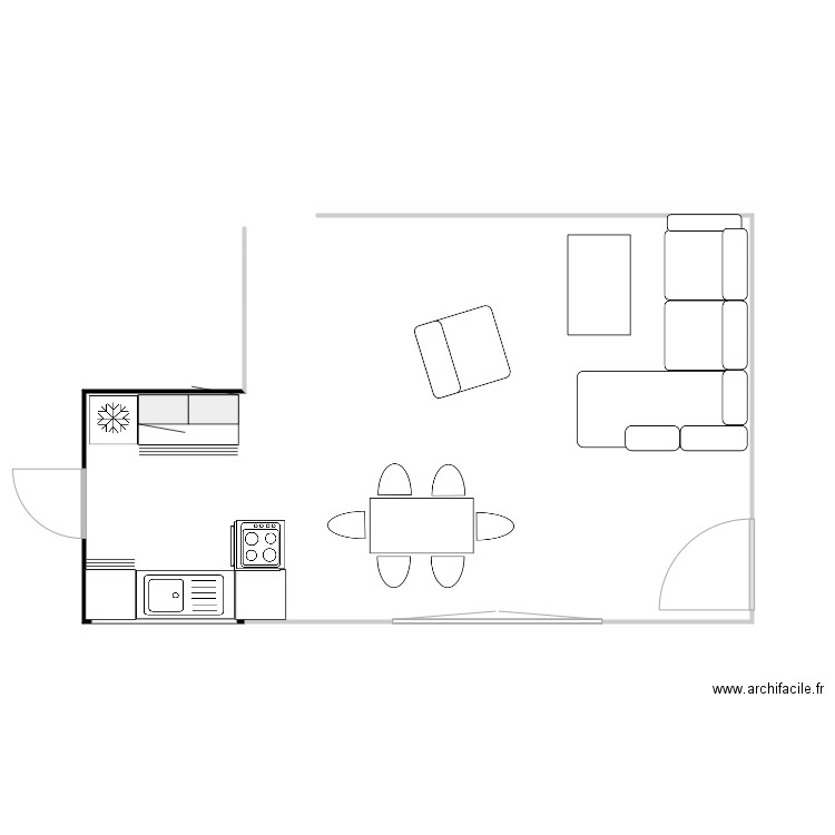 plan cuisine2. Plan de 0 pièce et 0 m2